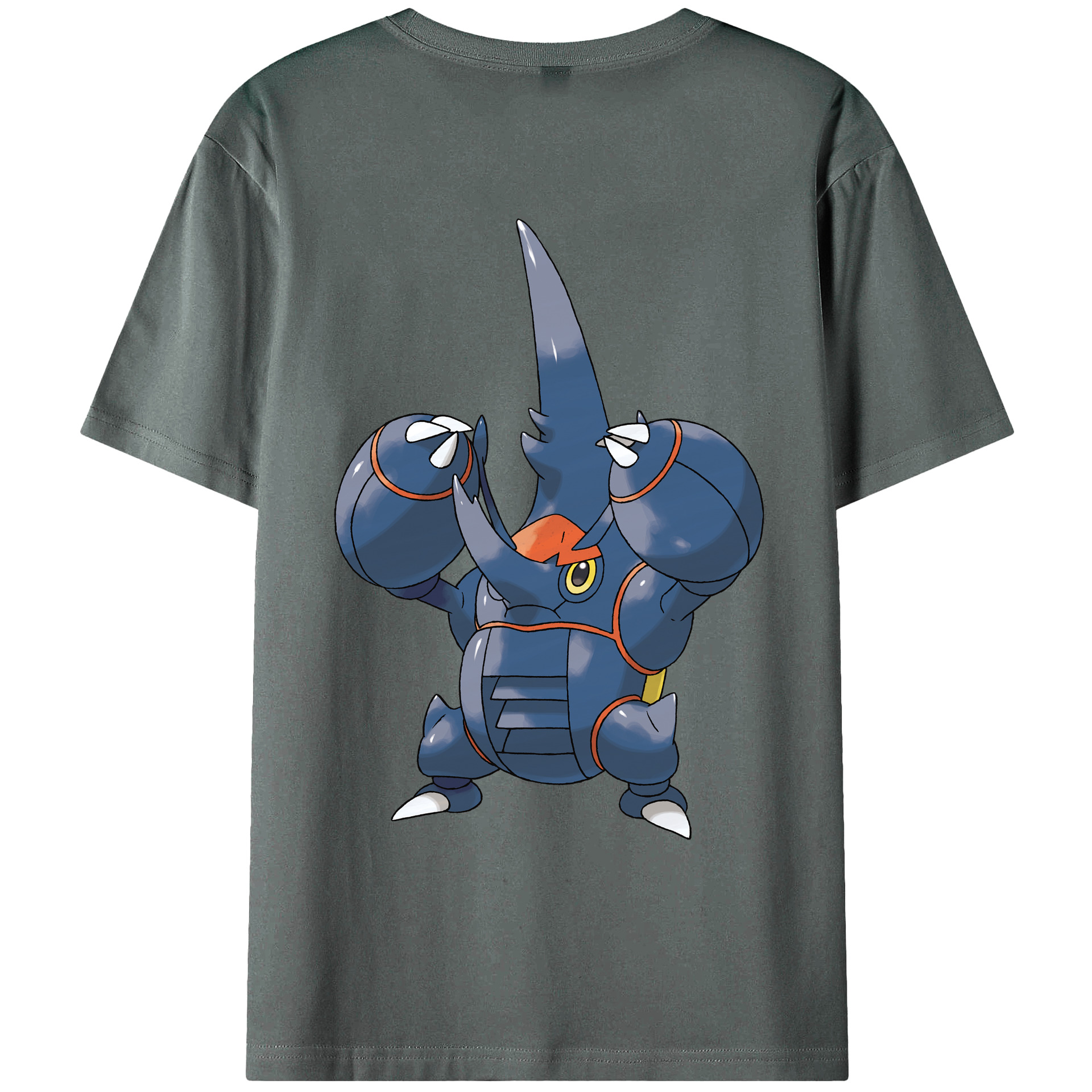 （画像用） ポケットモンスター Pokémon 綿100％ メンズ半袖Tシャツ（バックプリント） 通気性